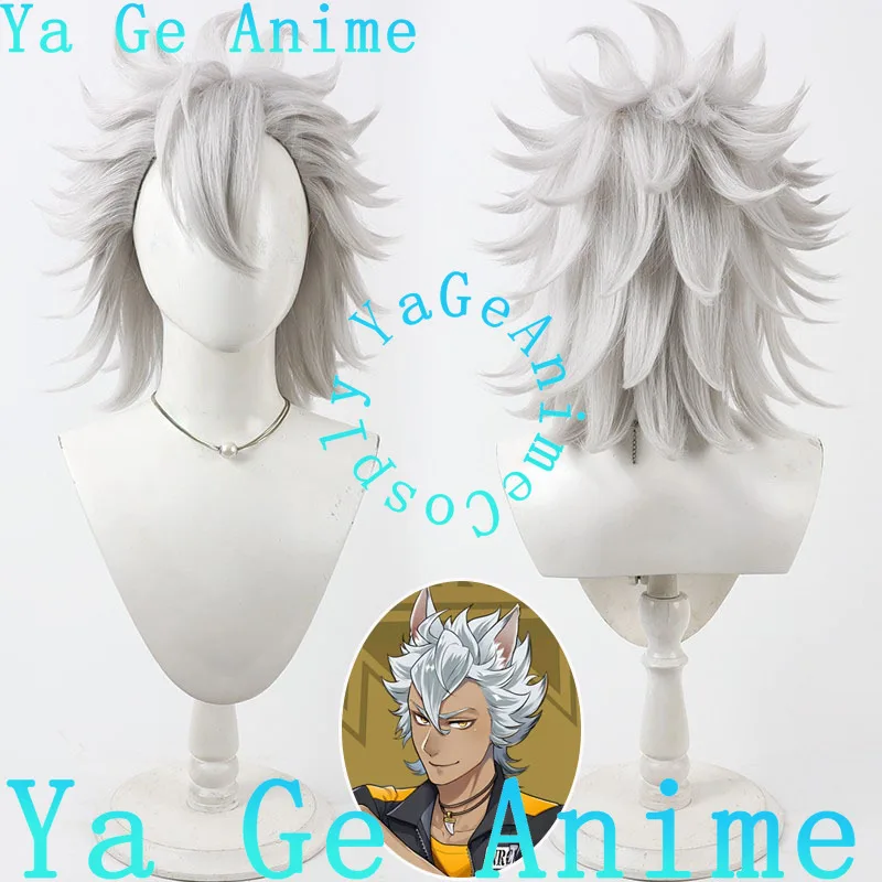 

Ya Ge Anime Store Twisted Wonderland Floyd Leech Cosplay Wig Anime Games Halloween Carnival Party Synthetic Heat Resistant Hair