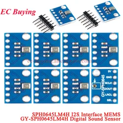 10Pcs/1pc SPH0645 Digital Sound Sensor Module I2S ISS Interface MEMS Microphone Breakout SPH0645LM4H for Arduino GY-SPH0645LM4H