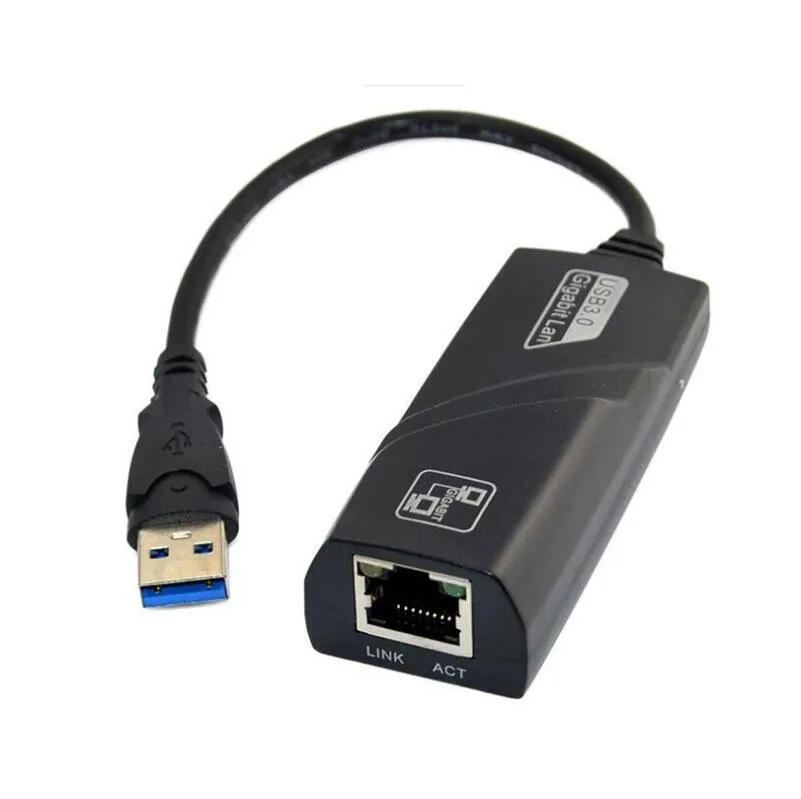 3.0 Wired USB TypeC 10/100/1000 Mbit/s USB zu Rj45 Lan Ethernet Adapter RTL8153 Netzwerkkarte für PC MacBook Windows Laptop