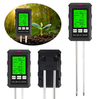 Gardening Tool Soil Tester pH Temperature Humidity Sunlight Air Moisture Nutrient Fertility Meter 6 in 1 Tool Multifunctional