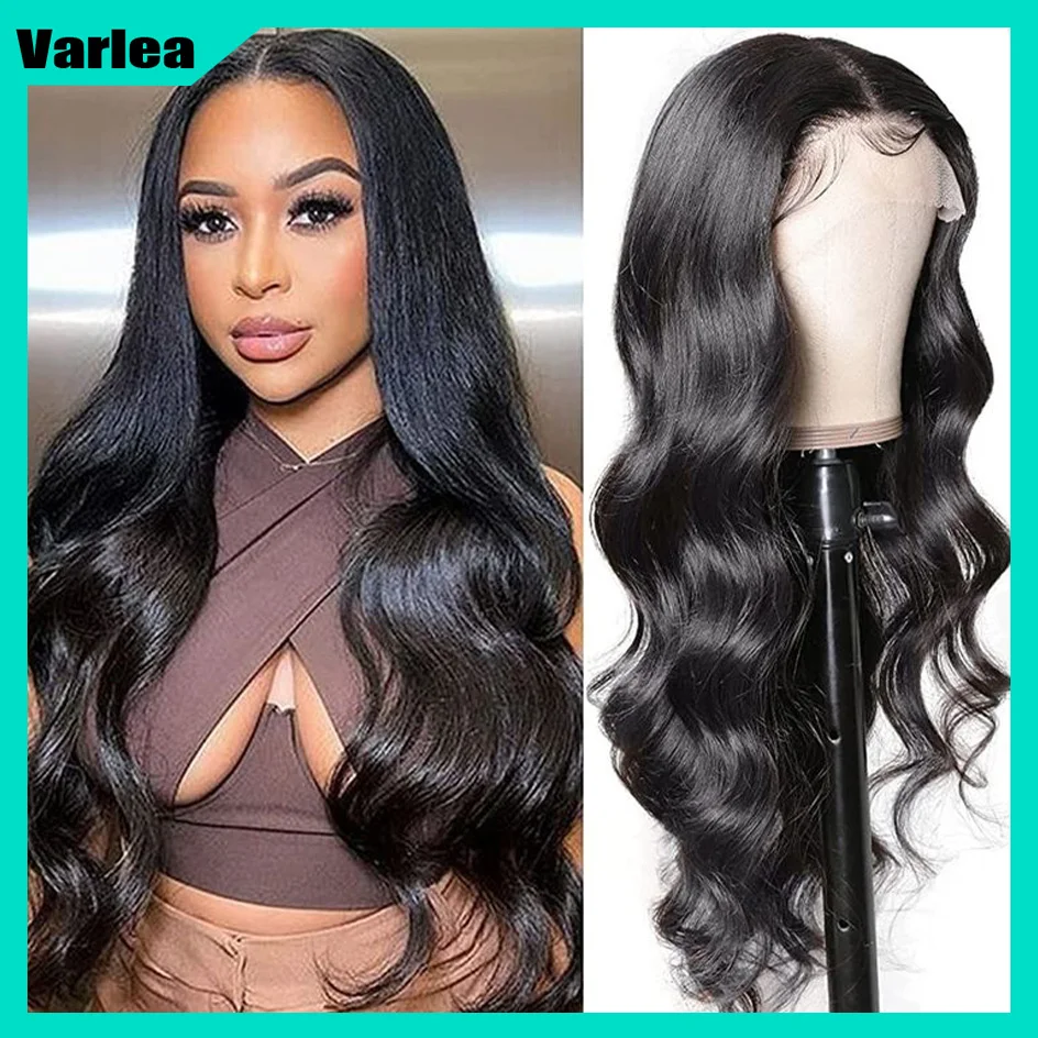 Varlea 200% Density Body Wave 13x6 Hd Lace Frontal Wig 13x4 Hd Lace Frontal Wigs Loose Body Wave Black Wig Human Hair For Women