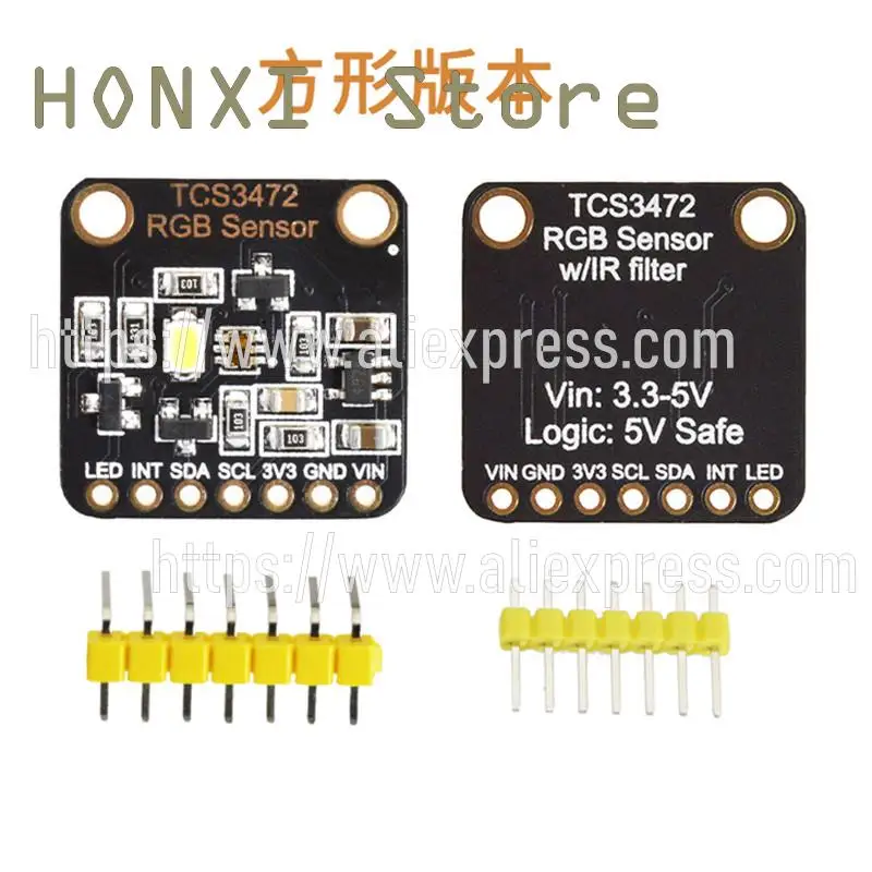 1PCS TCS34725 color recognition sensor RGB IIC support STM32 mingguang induction module
