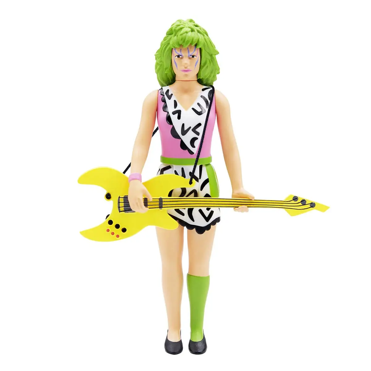 Super7 Jem and The Holograms Truly Outrageous Pizzazz Mischievous Misfit Action Figure ReAction Model Collectible Figurines Toys