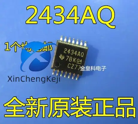 

10 шт. оригинальный новый операционный усилитель TLV2434AQPWRQ1 2434AQ TSSOP14
