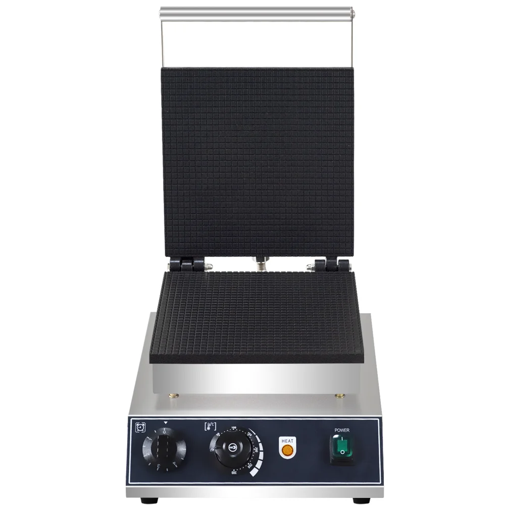 صانع مخروط الآيس كريم الكهربائي آلة مخروط الوافل التجارية طلاء غير لاصق الفولاذ المقاوم للصدأ مخروط البيض بيكر