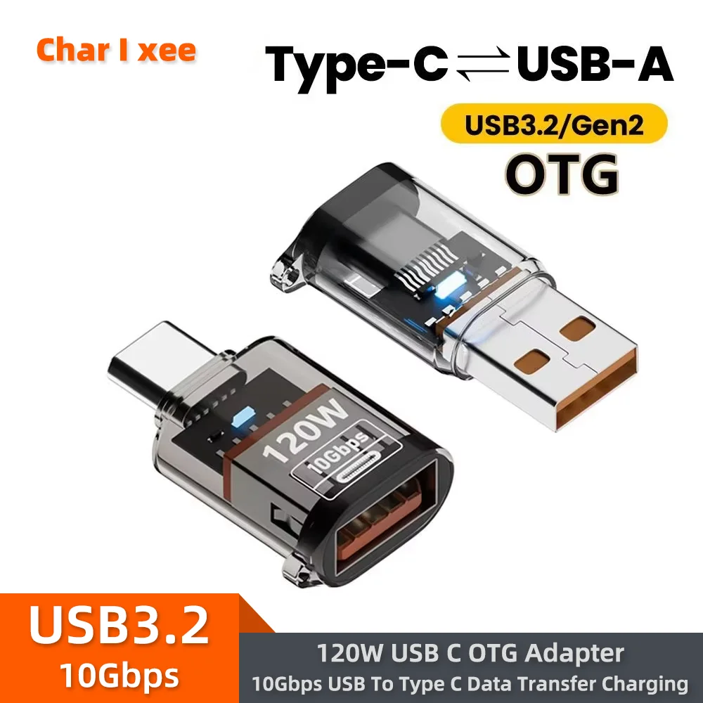 �y�Z�[�����z120W USB C OTG�A�_�v�^�[ USB - Type C�f�[�^�]���[�d�A�_�v�^�[ 10Gbps USB���X - Type C�I�X�R�l�N�^�[ iPhone 16/15�Ή�