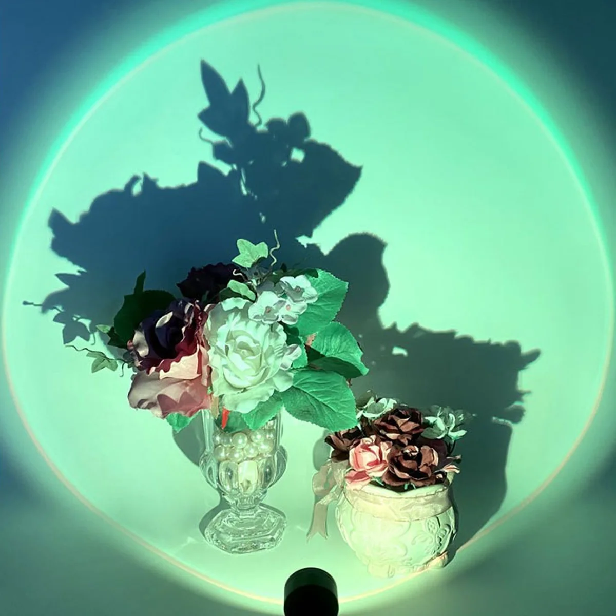 LED Rainbow Sunset โคมไฟบรรยากาศ Night Light การถ่ายภาพเติมแสง Artifact Creative Room ตกแต่งของขวัญ