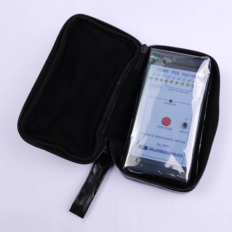 Imagem -06 - Verificador Estático da Almofada Antiestática da Resistência de Superfície Impedância Instrumento de Medição Eletrostático Humano Tester