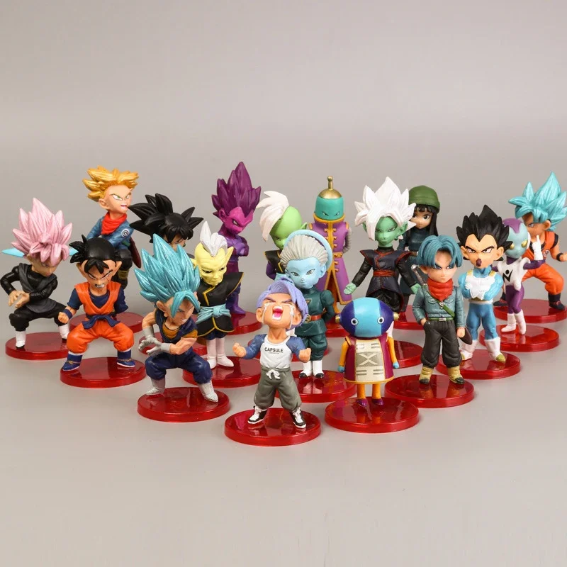 Dragon Ball Z Super Saiyan Son Goku Аниме Фигурка Son Gohan Vegeta Broly Piccolo Majin Buu Набор Детские игрушки-сюрпризы Подарки