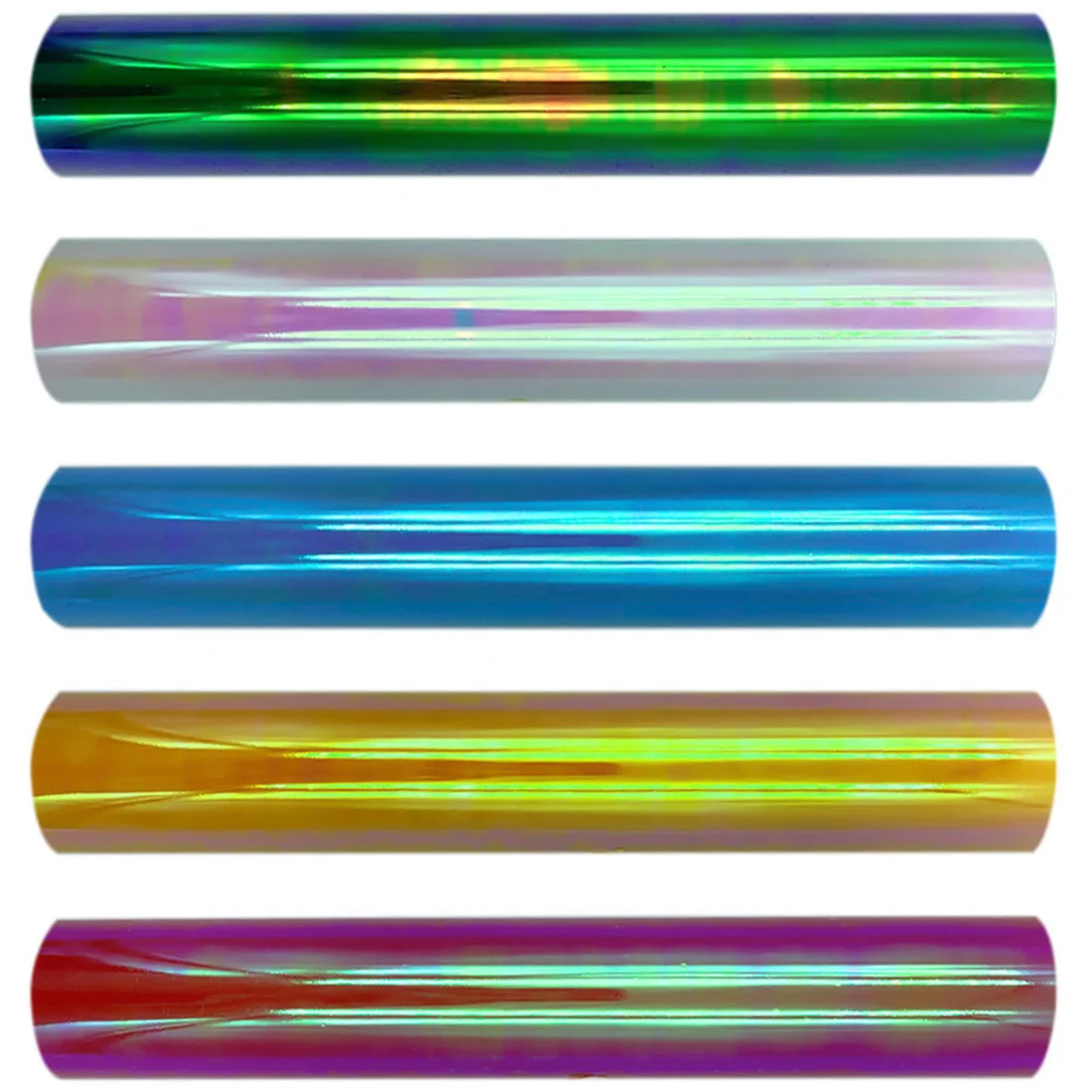 5 Rollen Vinyl-Klebefolie, permanent, selbstklebend, für T-Shirts, Hoodies, Hüte, Tassen, Glas, DIY-Design-Anwendungen