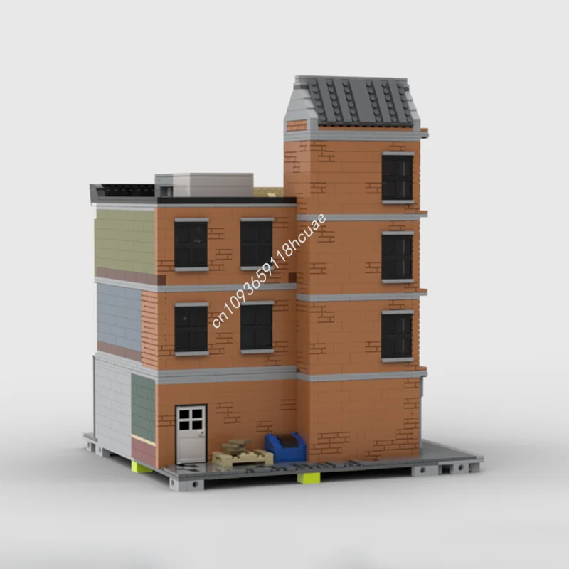 4277 قطعة MOC عطلة الشارع الرئيسي وحدات وحدات نموذج بناء هدية الكريسماس كتل اللعب لتقوم بها بنفسك فكرة إبداعية التعليم الطوب