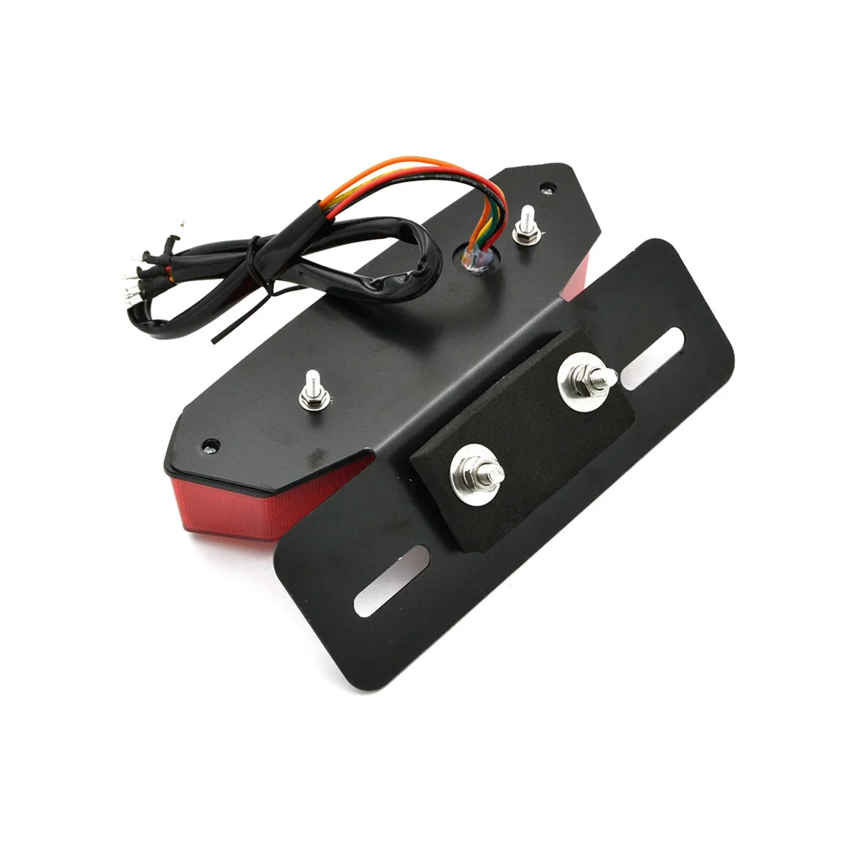 New Tail Light for Motorcycle All Terrain Beach Bike 12V LED Big Butterfly Licence Brake Light Red Lenses