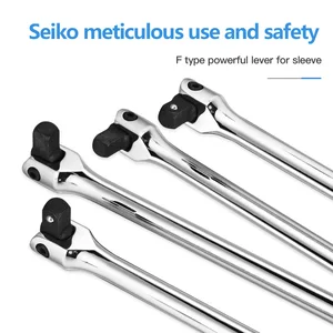 F-Rod torque key socket, long force bar, head of the activity, strong handling of the lever direction, repair tool, 10 8 Main Sales Key Biela - №3