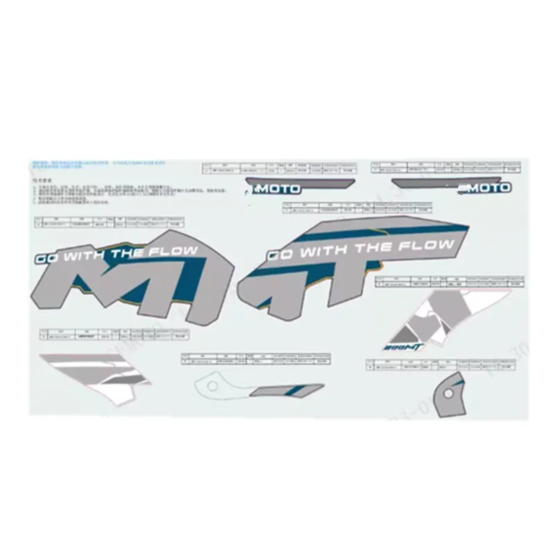 For CFMOTO 800MT Exploration CF800MT CF800-5 CF MOTO MT800 Motorcycle Parts Fairing Decal Graphic Sticker