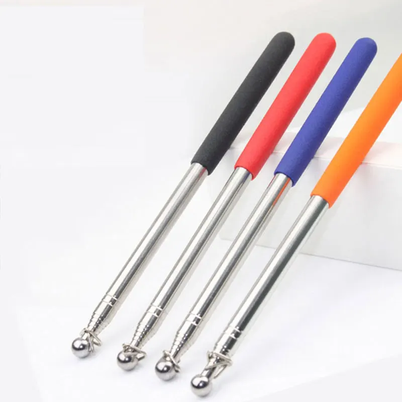 

6Pcs Telescopic Stainless Steel Carp Flagpole for Banner Flag Collapsable Pole Guide Pole Extendable Poles Teachers Pointer