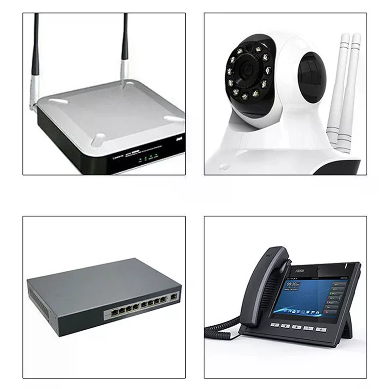 48V to 12V POE Splitter Waterproof Adapter Cable Power Supply Module For Camera Poe Splitter Four-Piece