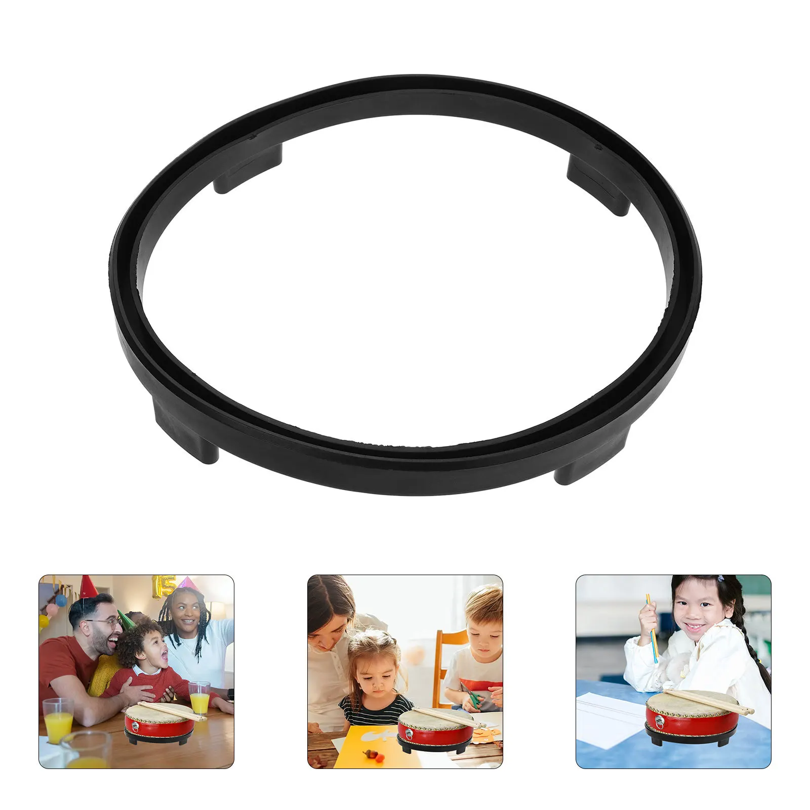 

3pcs Orff Floor Foot 10-Inch Replacement Part Plastic Bottom Stand For Orff Drum Accessories Drum Supplies Instrument Parts