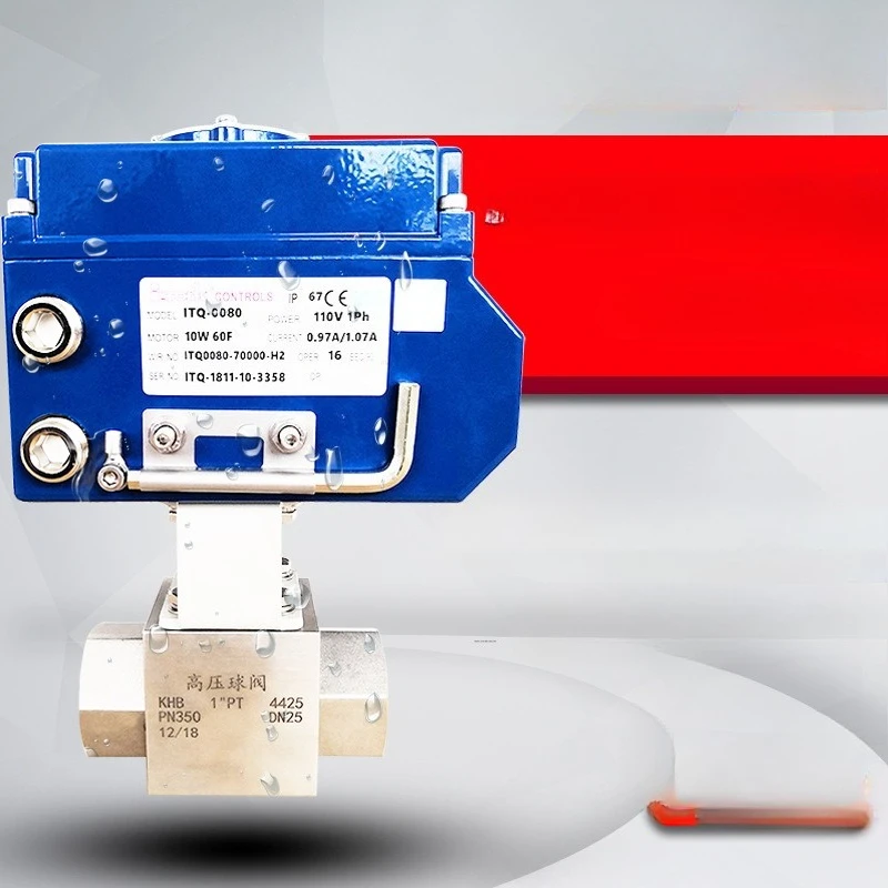 

Electric high pressure ball valve, card sleeve internal thread 304 high pressure high temperature cut-off steam regulating valve