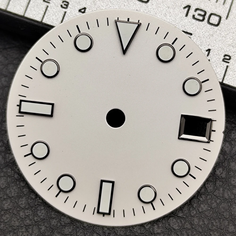 28.5 مللي متر تقويم واحد/مزدوج ساعة الطلب صالح ل NH35/NH36 حركة اكسسوارات ساعة أجزاء العقيمة ساعة الطلب