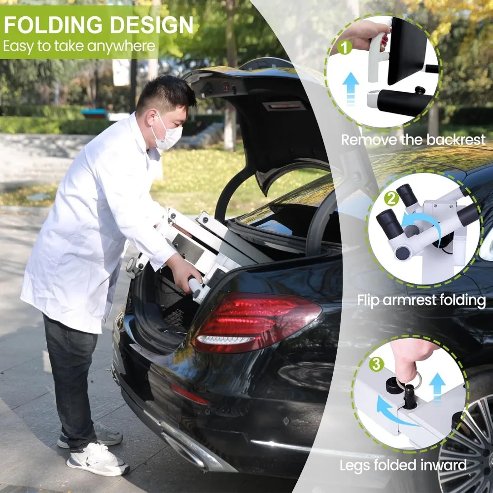 Upgrade-Electric Transfer Lift,Patient Lift Transfer Chair for Home,Folding Portable Patient Lift for Car,Handicap Lift Shower