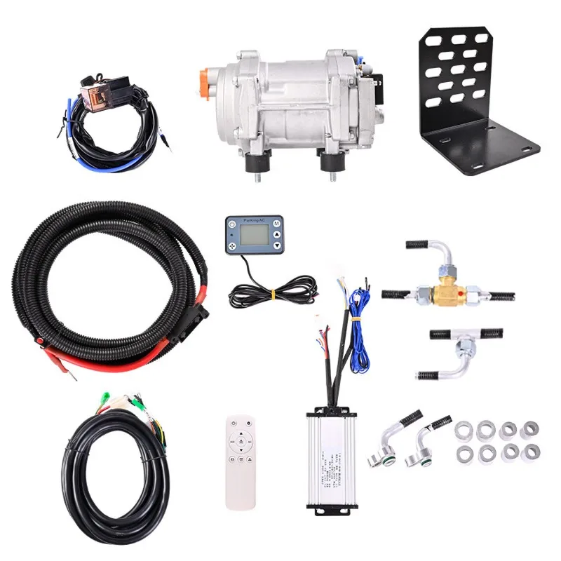 Parking air conditioner modified hidden 12v24v electric inverter compressor RV car