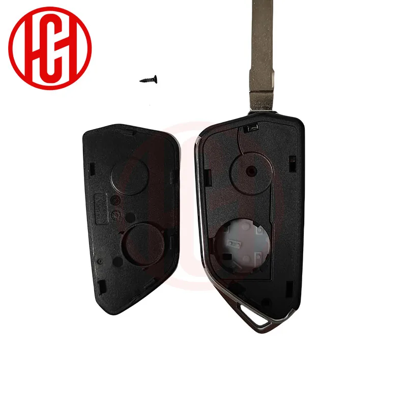 Guscio chiave telecomando auto modificato 202AD per VW Volkswagen Passat Golf Mk6 Polo Caddy Tiguan Beetle Skoda Octavia Seat