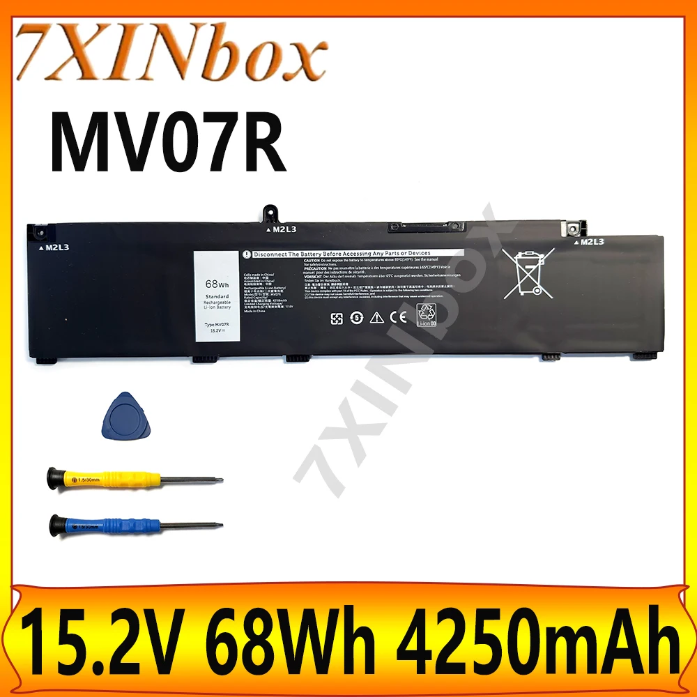 

7XINbox MV07R 15.2V 4250mAh 68Wh Laptop Battery For DELL Inspiron 3500 5500 G3 15 3500 3590 G5 15 5500 5505 Series