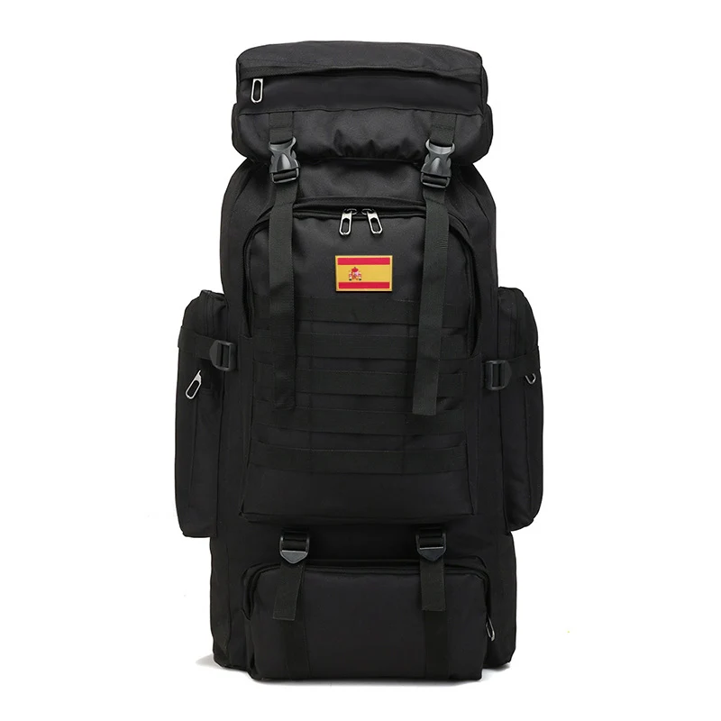 Mochila para caza y senderismo, 80L, 5 días de asalto, supervivencia, Molle, impermeable, bolsa para insectos, mochila táctica