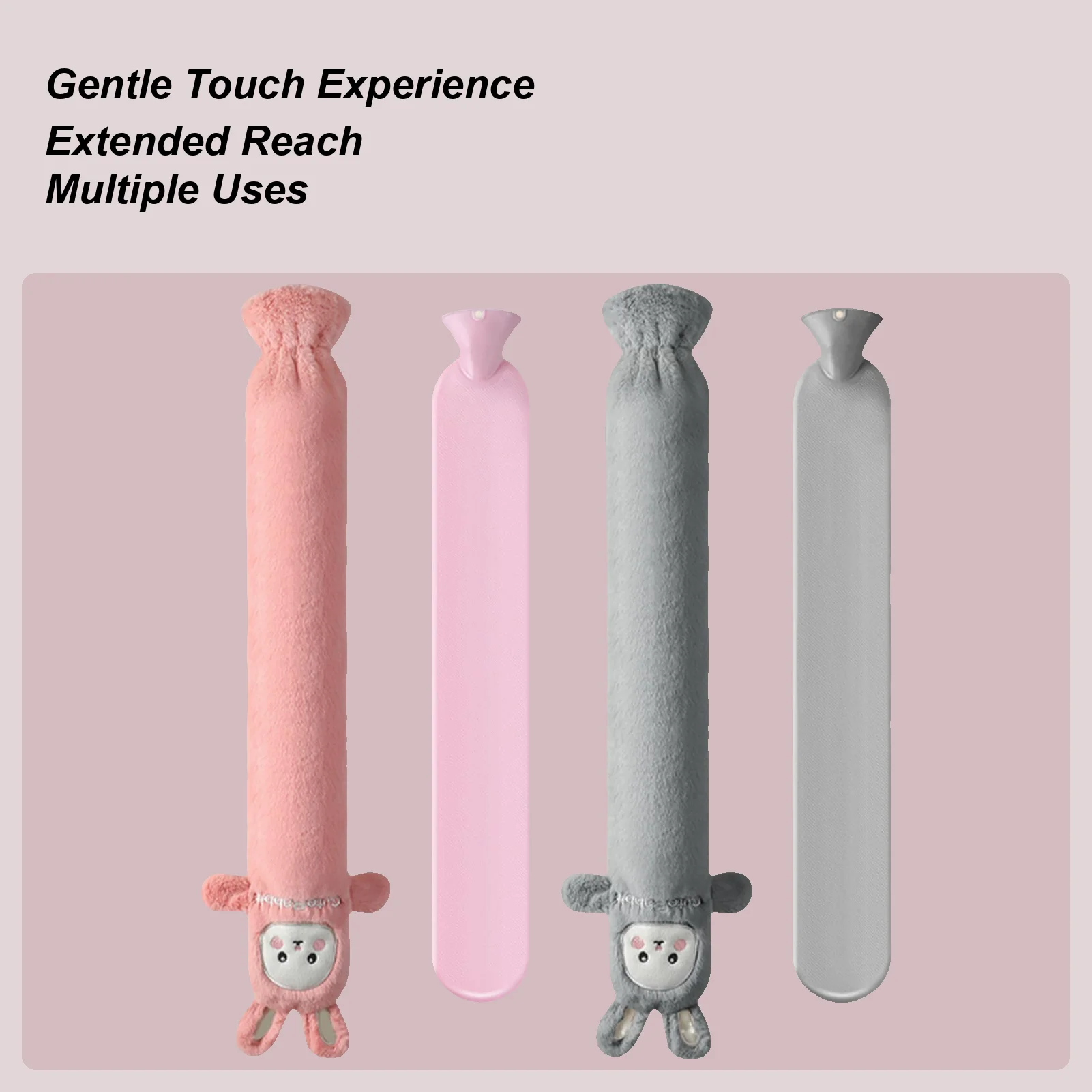 

Hot Water Bottle with Cover Rabbit Cold Warmer Long Hot Water Pouch with Cover for Neck Shoulder Abdomen Hand Legs Legs Women