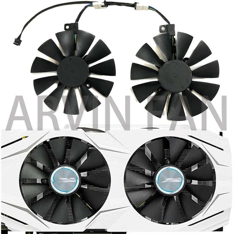 2 Pçs/set PLD09210S12HH, VGA GPU Cooler, Ventilador Gráfico, Para EX-GTX 1070-8G,EX-GTX1060-6G,DUAL-GTX 1060-6G,DUAL-GTX 1070-O8G