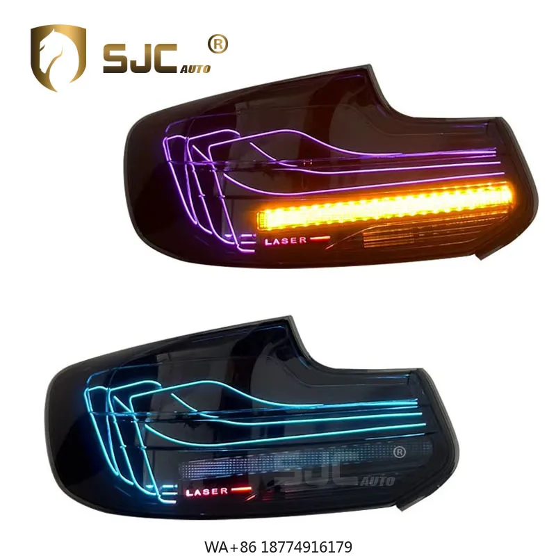 

Авто для 2 серии F22 F87 CSL RGB задние фонари в сборе 2014-2021, модифицированные светодиодные ходовые огни, указатели поворота, новый стиль