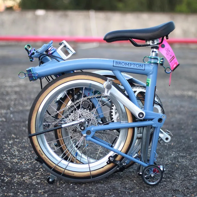 Folding Bike 16 inch Silver Fender for Brompton A/C Line