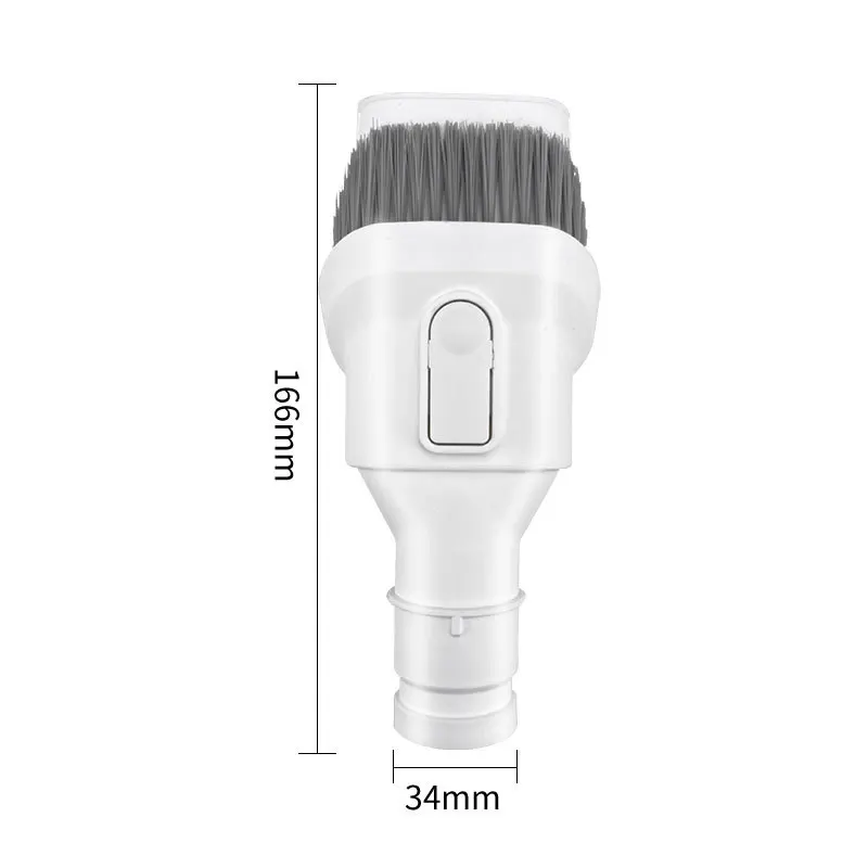 For Dreame V8 V9 V9b V9p V10 XR V11 V12 Handheld Vacuum Cleaner Accessories Two in One Suction Nozzle Long Flat Brush Parts