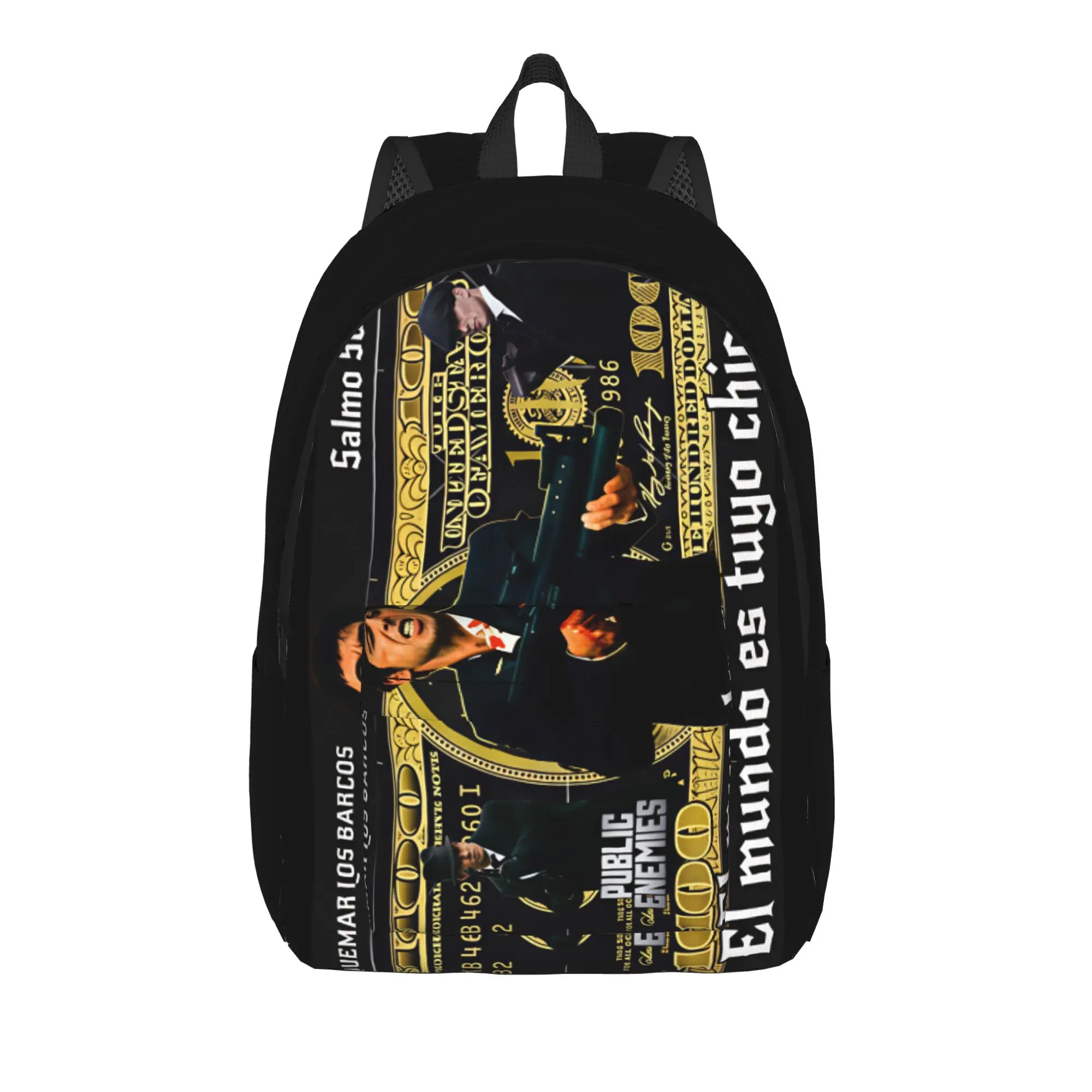 Scarface Backpack  Kawaii Backpacks Male Travel Breathable High School Bags Design Rucksack