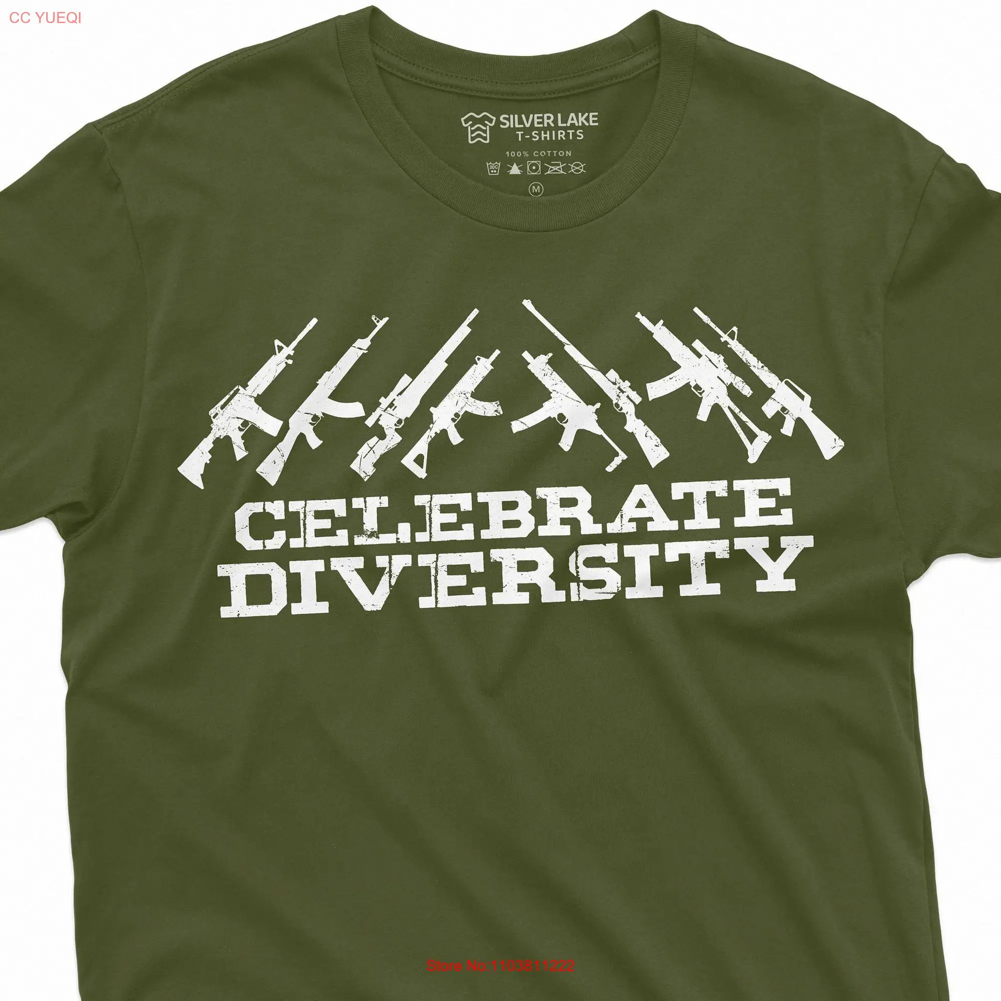 Футболка мужская с длинным или коротким рукавом, празднование мультиразнообразия, патриотика США, s Pro, пистолет, Second AR 15