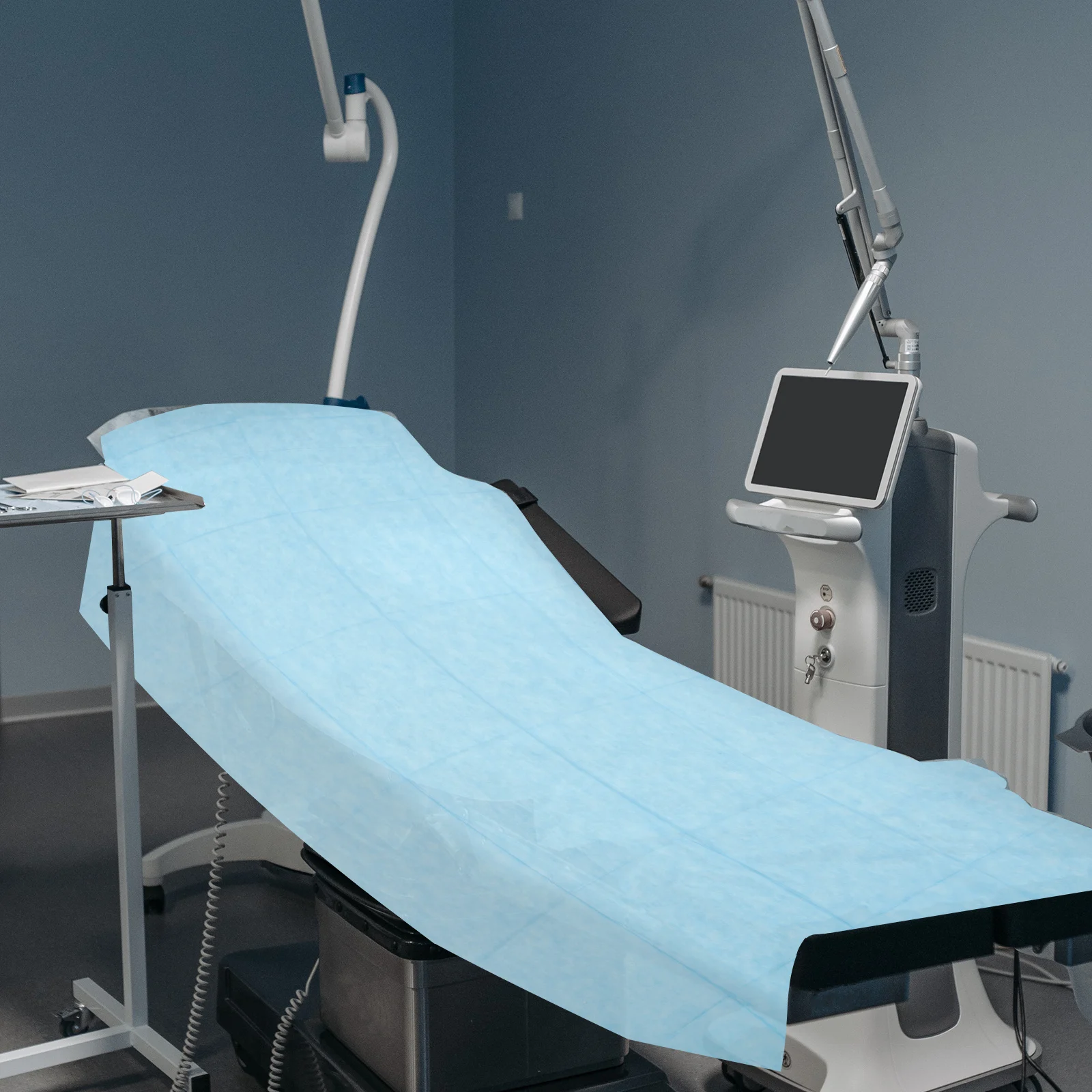 

10pcs Disposable Bed Sheets 180x120 Blue Salon Massage Spa Elderly Nursing Waterproof PP Fabric Covers Cushions Travel