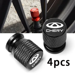 Car Wheel Tire Valve Caps Tyre Stem Covers Airdust Waterproof For CHERY TIGGO 3 4 5 7 PRO 8 Car Accessories