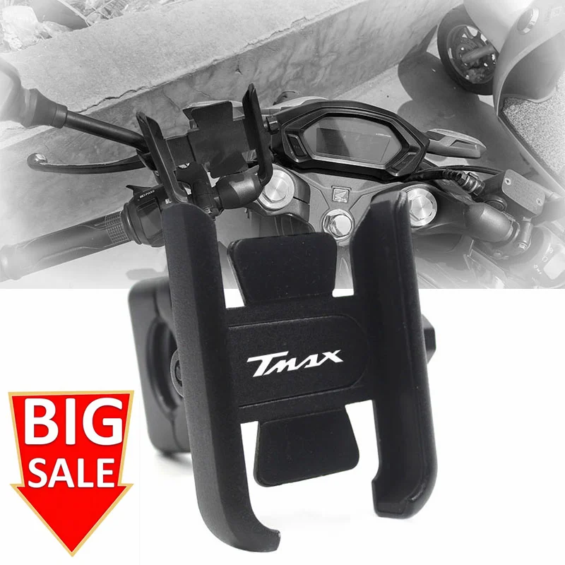 Hot Deals Motorcycle Mobile Phone Holde Fit For T-Max 500 TMAX 500 560 TMax 530 Handlebar Mirror Phone GPS Stand Bracket