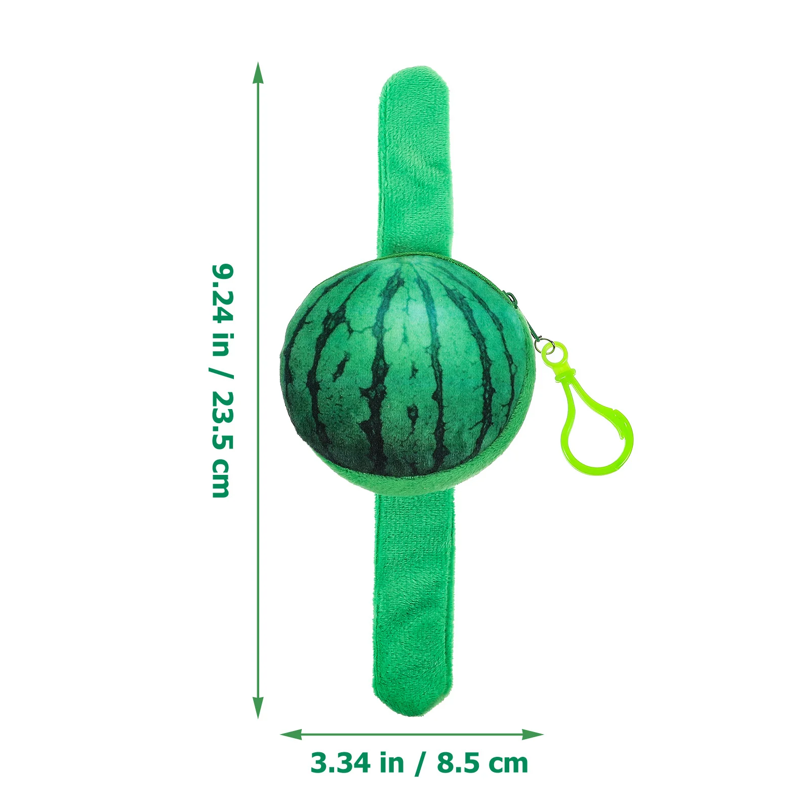 Bracelet à claque de sac à main de Simulation, Bracelet à pastèque pour enfants, cadeaux de fête, bandes décoratives de Festival