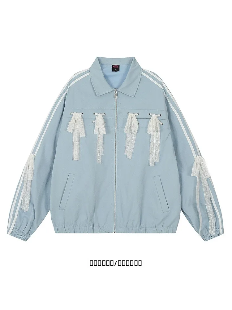 

Куртка свободного кроя с драпированным воротником на завязках от Sweet Sle ex Winter Outerwear, парное пальто для влюбленных