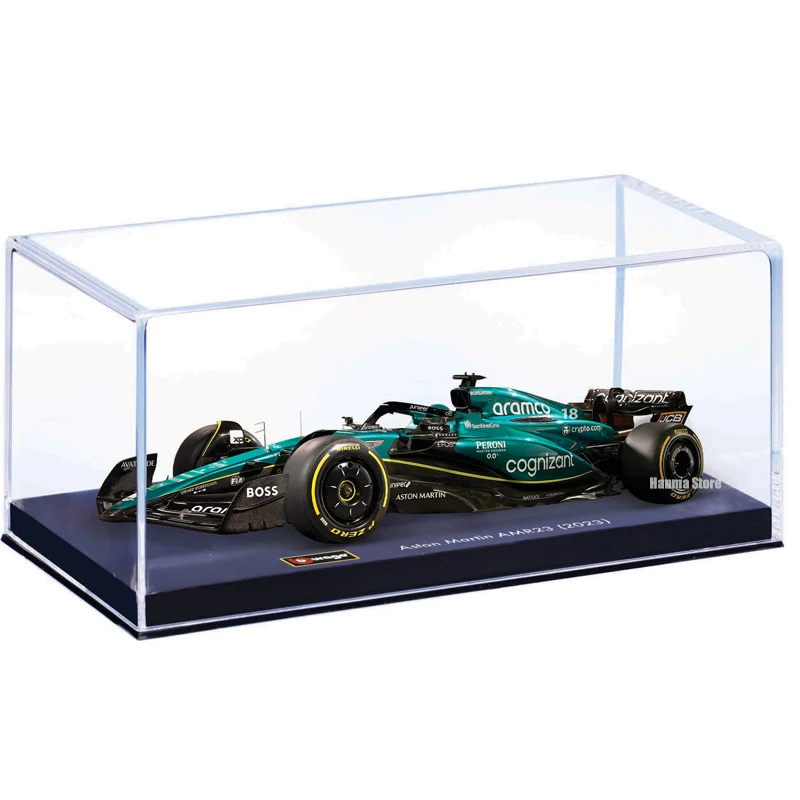 BBURAGO New 2023 1/43 F1 AMR23 # 18 Formula One race car # 14 Alonso Static Acrylic Packaging Gift  Red Bull RB19 Miami