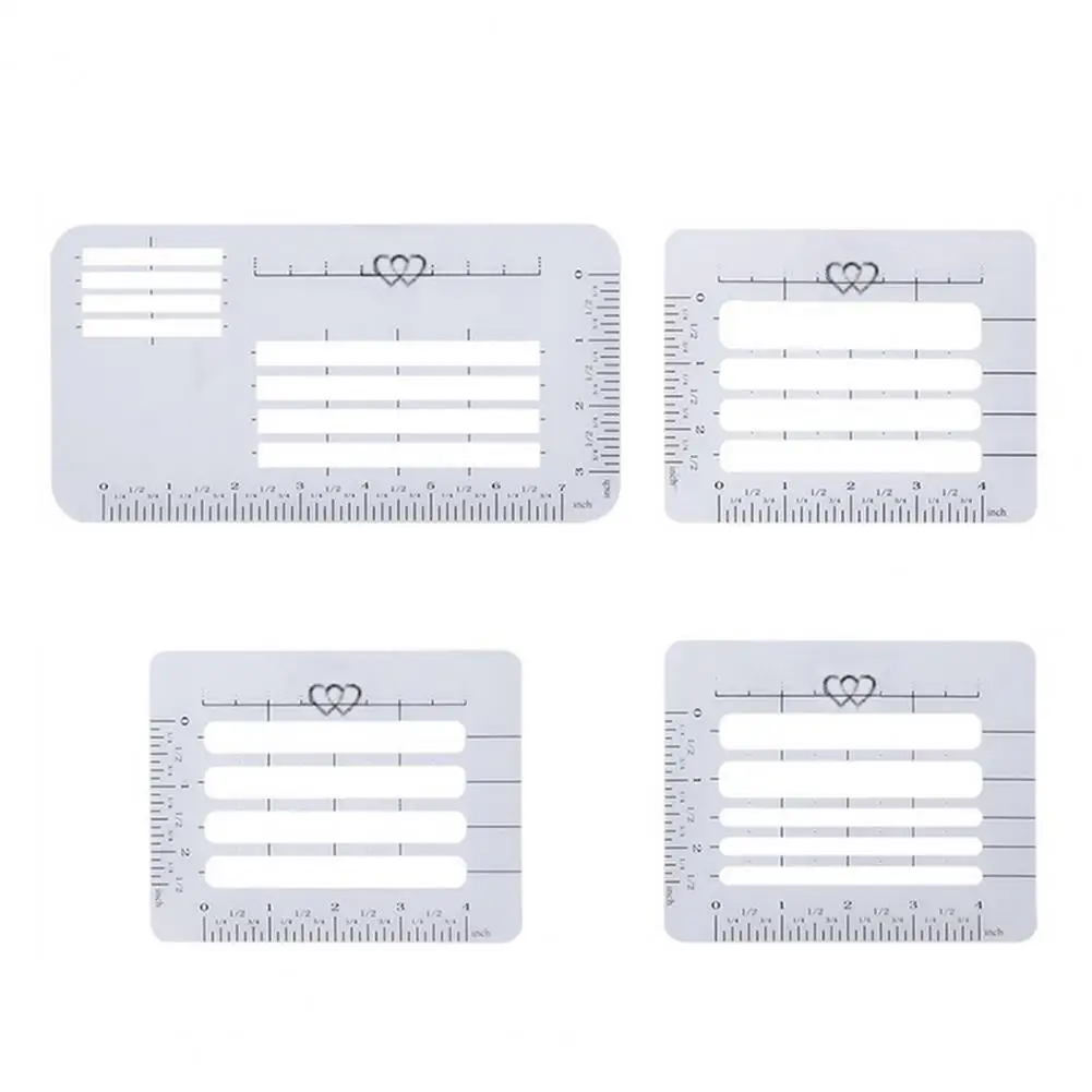 Letter Straight Addressing Stencil Envelope Template Envelope Addressing Guide Stencils Set for Diy Calligraphy for Lines