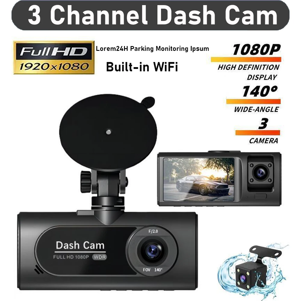 3-Channel Wifi Car … - image