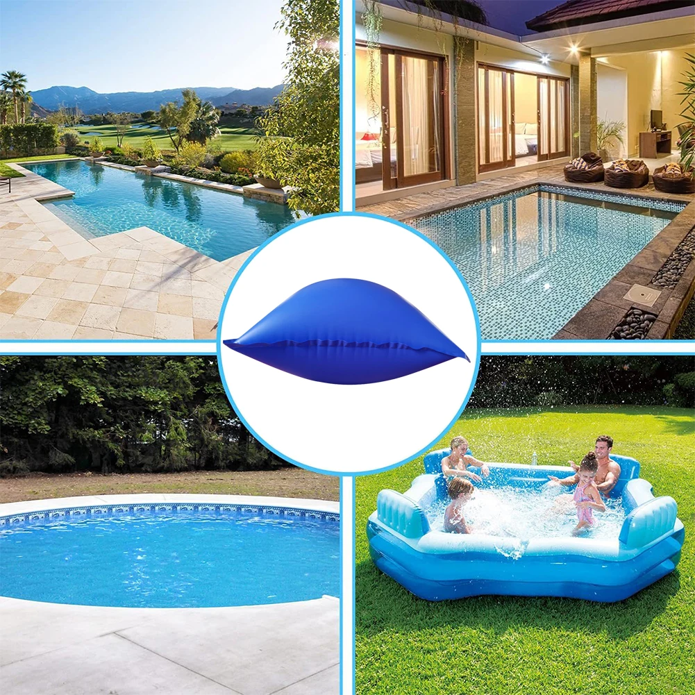 PVC Ice Equalizer Air Pillow Ultra Thick Winter Closing Pool Pillow Cold-Resistant with Rope for Winterizing Support Pool Covers