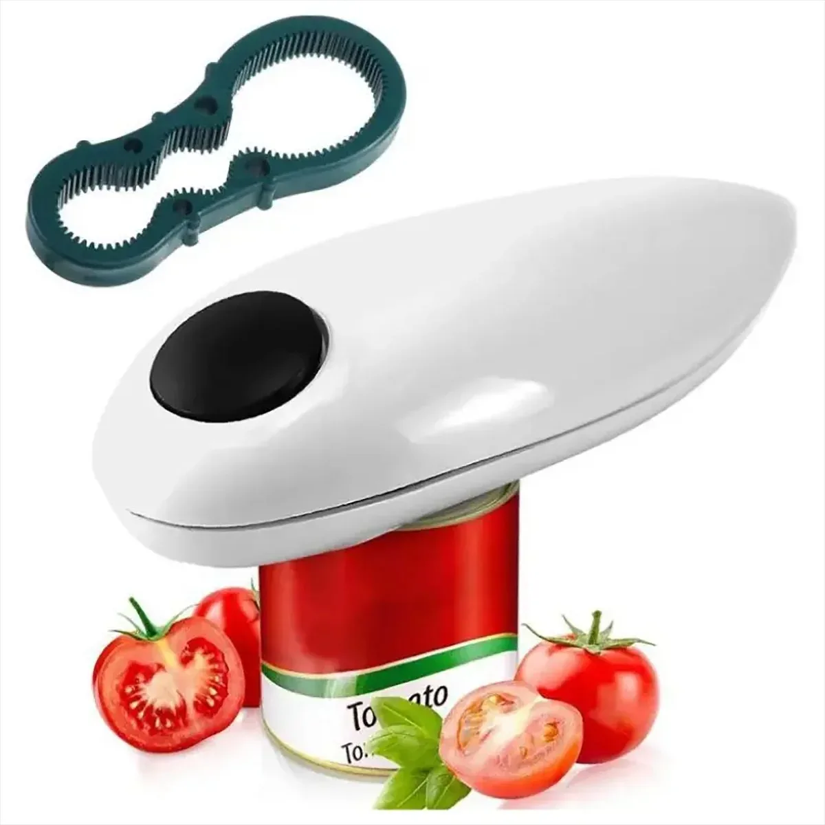 Electric Jar and Can Opener Automatic High-Power Hands-Free No Sharp Edges Kitchen Gadget image 3