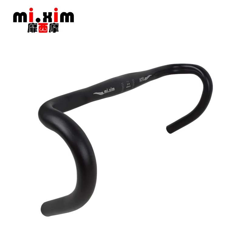 mi.xim 25.4/31.8mm Ultralight Aluminum Alloy Road Bike Handlebar Racing Bicycle Drop Bar 420mm Bent Bar Bike Parts