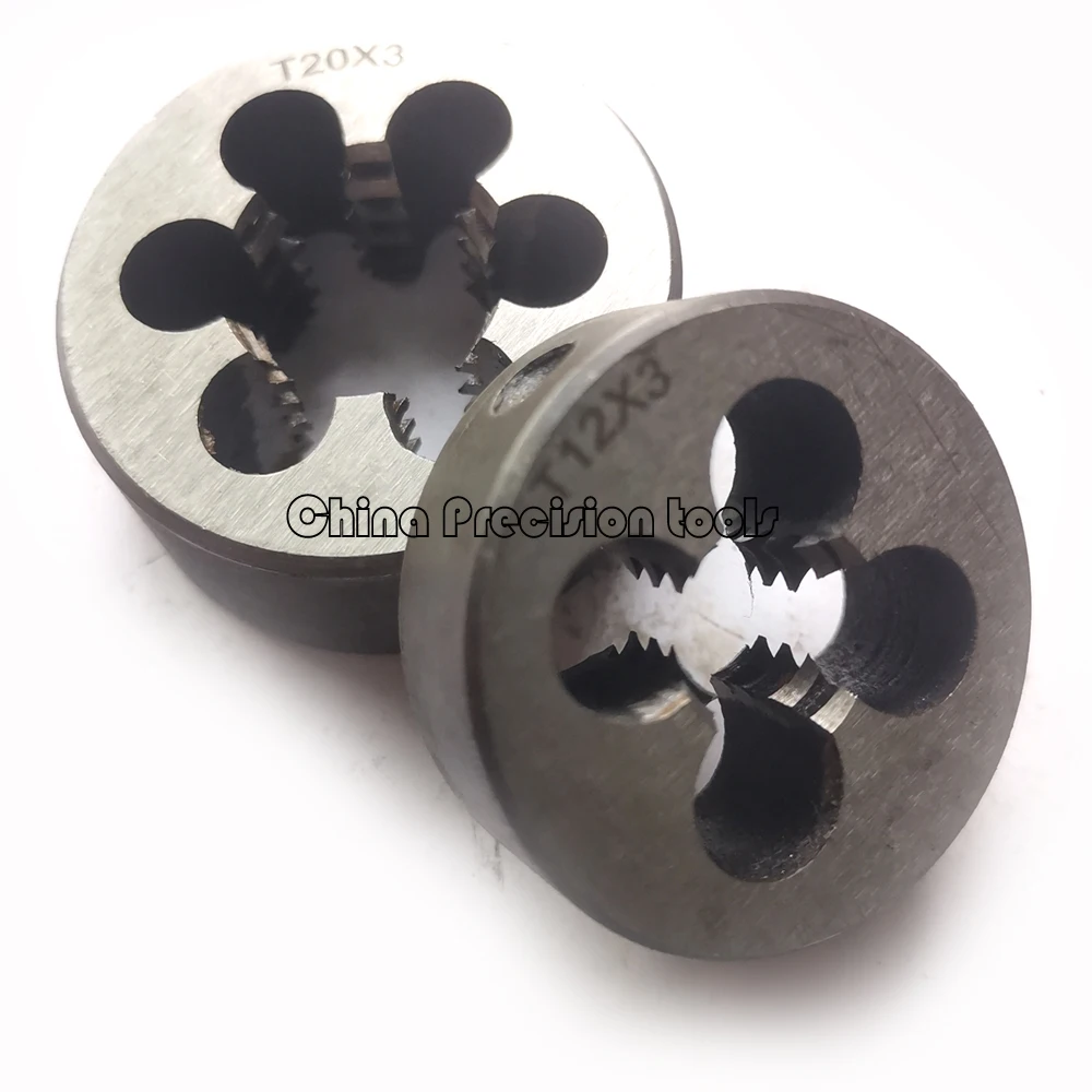 Troquel de rosca trapezoidal, troqueles redondos de tornillo trapezoidal izquierdo y derecho Tr8 Tr10 Tr12 Tr14 Tr16 Tr18 tr20 T8 T10 T12 T14 T16 T18 T20