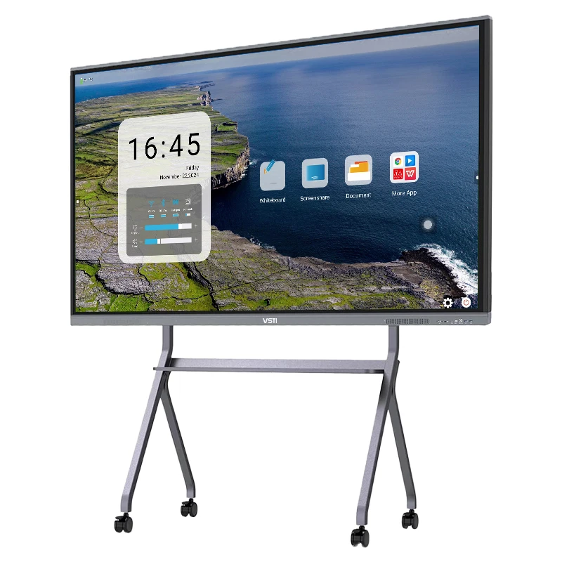 55-Inch 4K Multi-Touch Whiteboard Android 13.0 System Interactive Flat Panel Smart Boards Interactive System