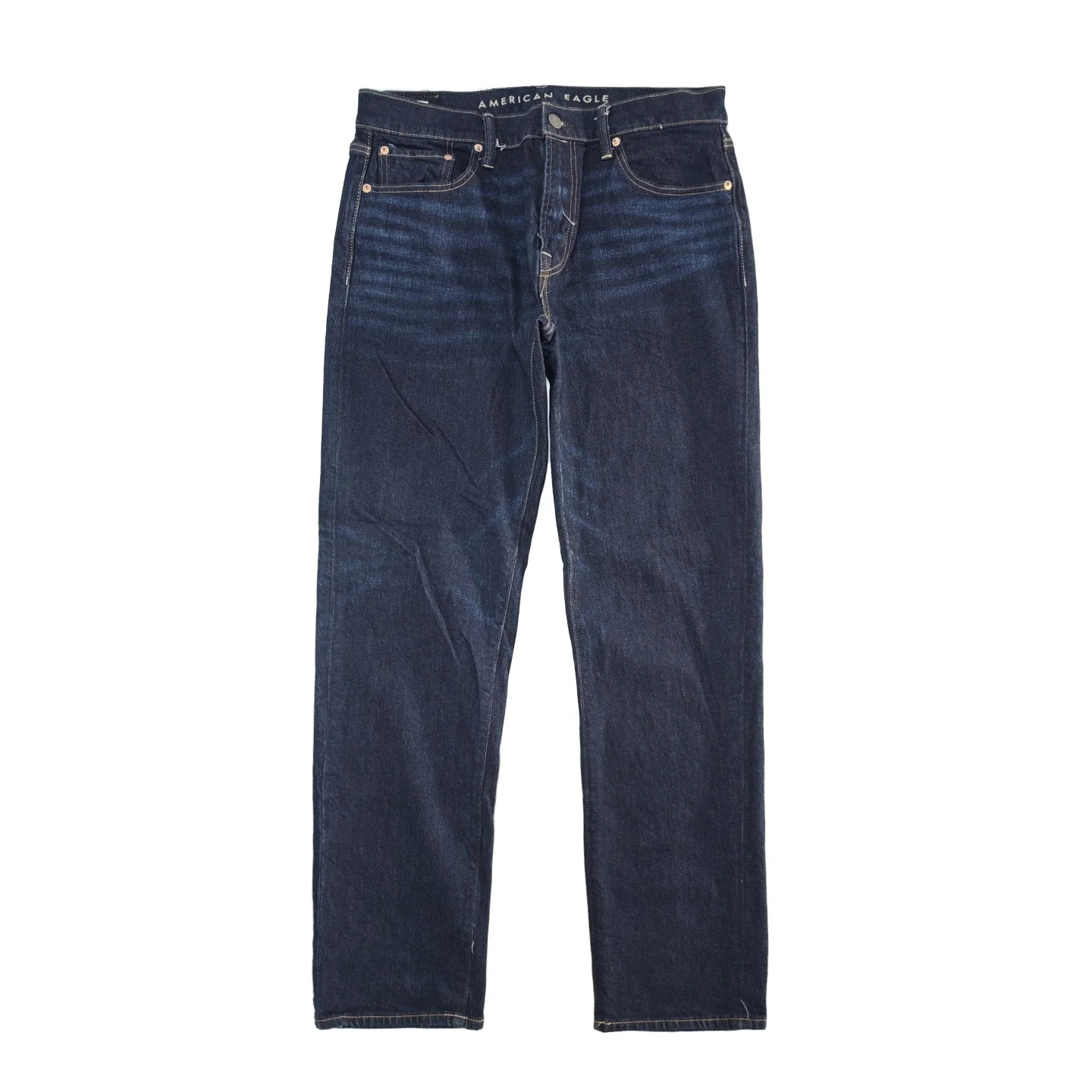 

Мужские джинсы Slim Fit с прямыми штанинами, высокой талией, микроэластичные, американского кроя, осенние, черные/синие, больших размеров