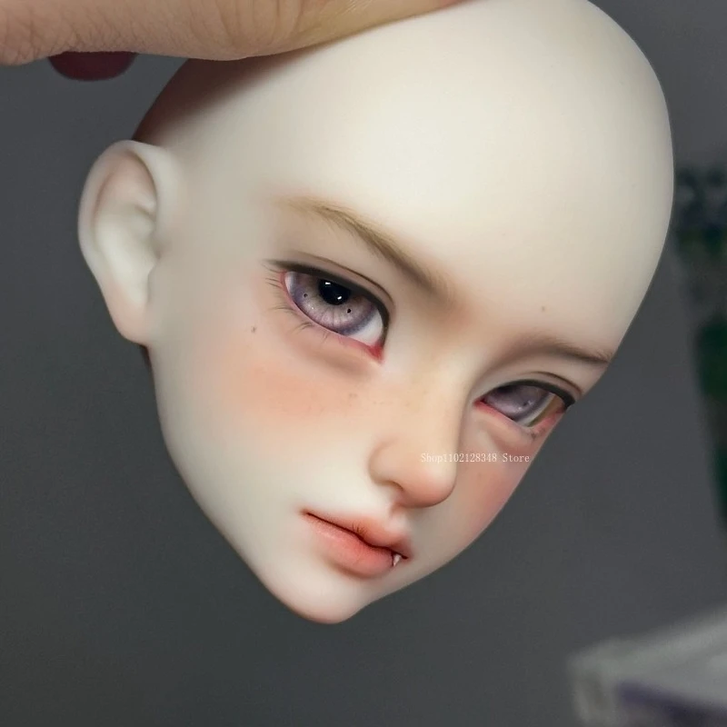 BJD Head 4 Points 1/4 Single Head Without Makeup Mold DIY Joint Doll Accessories Cartoon Animation Characters Decorative Model
